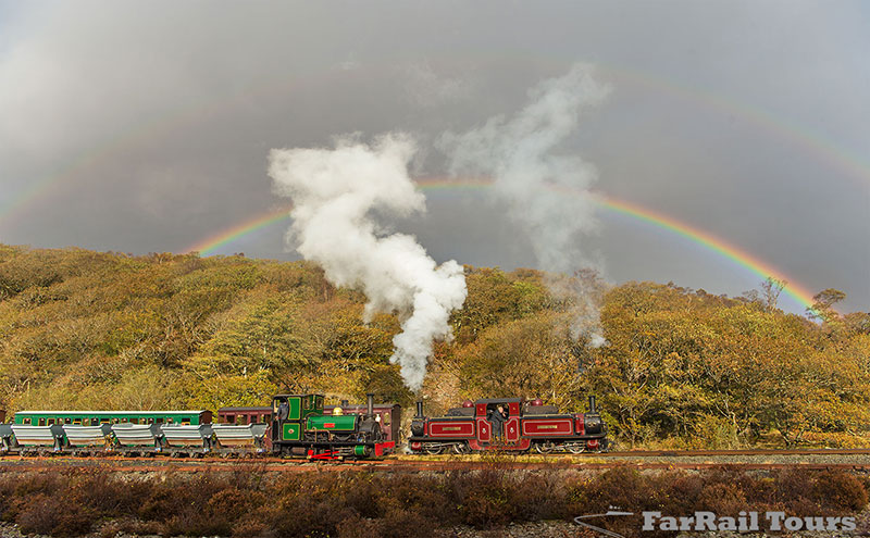 Narrow gauge steam trains for photographers in Wales