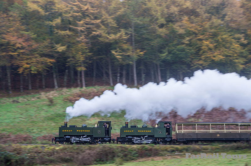 Narrow gauge steam trains for photographers in Wales